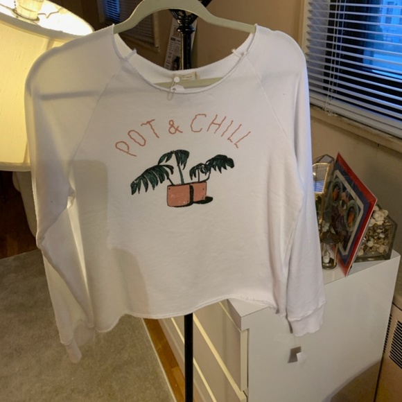 Pot &Chill  Sweatshirt  by Michelle by Comune - Picture 1 of 4